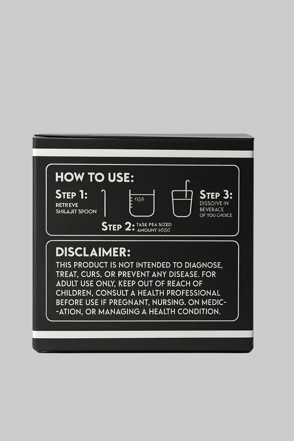 Shilajit-Harz der Gold-Klasse